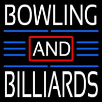 Bowling And Billiards 1 Neon Skilt