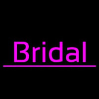 Bridal Cursive Purple Line Neon Skilt