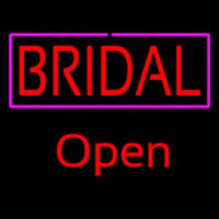 Bridal Red Open Neon Skilt