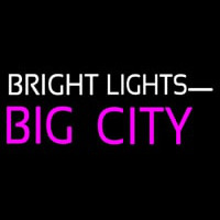 Bright Lights Big City Neon Skilt