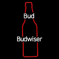 Bud Bottle Beer Sign Neon Skilt