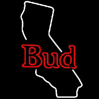 Bud California Beer Sign Neon Skilt