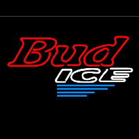 Bud Ice N.Y. Rangers Beer Sign Neon Skilt