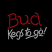 Bud Kegs To Go Beer Sign Neon Skilt