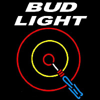 Bud Light Darts Beer Sign Neon Skilt