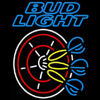 Bud Light Darts Pin Beer Sign Neon Skilt