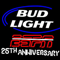Bud Light ESPN Beer Sign Neon Skilt