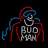 Bud Man Beer Sign Neon Skilt