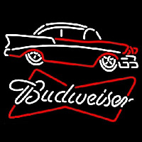 Budweiser 57 Chevy Neon Skilt