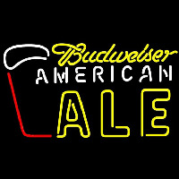 Budweiser American Ale Beer Sign Neon Skilt