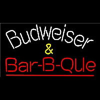 Budweiser Barbeque Beer Sign Neon Skilt