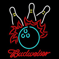 Budweiser Bowling Neon Skilt