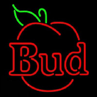 Budweiser Bud Apple Neon Skilt