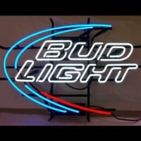 Budweiser Bud Light Beer Bar Handcrafted Neon Skilt