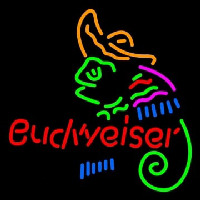 Budweiser Chameleon Neon Skilt