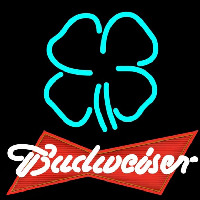 Budweiser Clover Beer Sign Neon Skilt