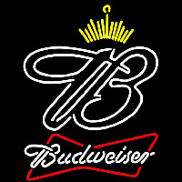 Budweiser Crown Beer Sign Neon Skilt