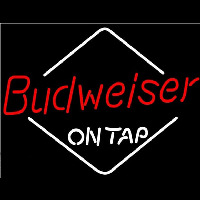 Budweiser Diamond On Tap Beer Sign Neon Skilt