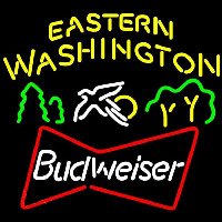 Budweiser Eastern Washington Neon Skilt