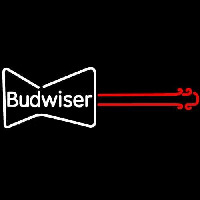 Budweiser Guitar Beer Sign Neon Skilt