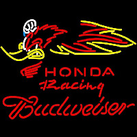 Budweiser Honda Racing Woody Woodpecker Crf 250450 Beer Sign Neon Skilt