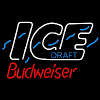 Budweiser Ice Beer Sign Neon Skilt