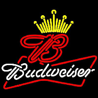 Budweiser King of It Up Beer Sign Neon Skilt
