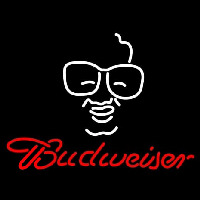 Budweiser Man Logo Neon Skilt