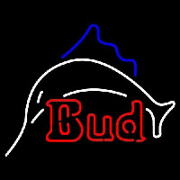 Budweiser Sailfish Beer Sign Neon Skilt