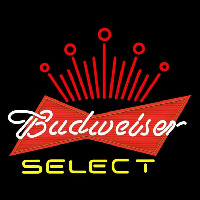 Budweiser Select Logo Beer Sign Neon Skilt