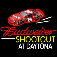 Budweiser Shootout Beer Sign Neon Skilt