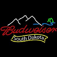 Budweiser South Dakota Beer Sign Neon Skilt