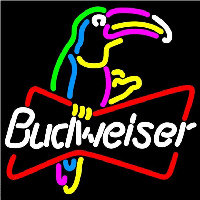 Budweiser Toucan Beer Sign Neon Skilt