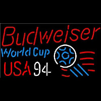 Budweiser World Cup 94 Beer Sign Neon Skilt