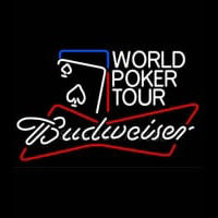 Budweiser World Poker Tour Neon Skilt