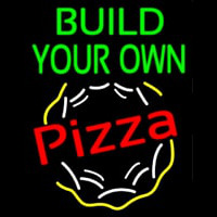 Build Your Own Pizza Neon Skilt