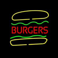 Burgers Neon Skilt