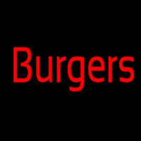 Burgers Neon Skilt