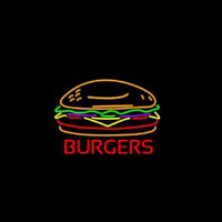 Burgers Neon Skilt