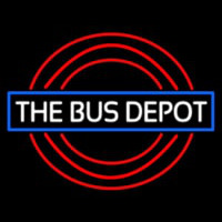 Bus Depot Neon Skilt