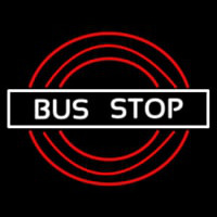 Bus Stop Border Neon Skilt