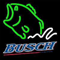 Busch Bass Fish Beer Sign Neon Skilt