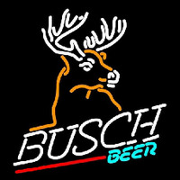 Busch Deer Beer Sign Neon Skilt
