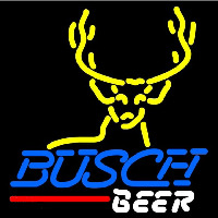 Busch Deer Buck Beer Sign Neon Skilt