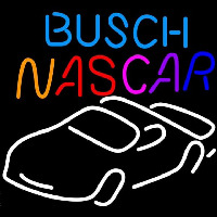 Busch Nascar Beer Sign Neon Skilt