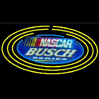Busch Nascar Oval Beer Sign Neon Skilt