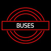 Buses Roundel Logo Neon Skilt