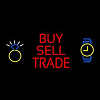 Buy Sell Trade Neon Skilt