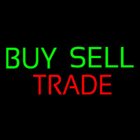 Buy Sell Trade Neon Skilt