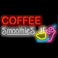COFFEE SMOOTHIES Neon Skilt